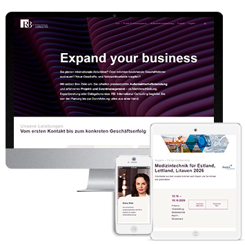 WordPress Website RB International Consulting